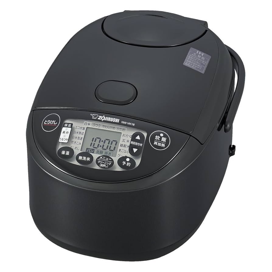I 'm PI CAT NW-VJ18-BA IH炊飯器 1.8L一升炊き Amazon.co.jp: Zojirushi NW-VJ18-BA IH Rice Cooker, 1 Shu