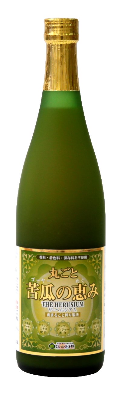 沖縄特産販売 丸ごと 苦瓜（ゴーヤー）の恵み 720ml ゴーヤジュース