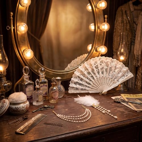 2Pcs Accesorios para el Cabello Victoriano para Mujeres, Clips de Barrette con Pluma de Avestruz y Borla de Perla Estilo Reina del Renacimiento del Siglo XVIII, Disfraz Marie Antoinette Peinado Colmena Rubio miniatura 6