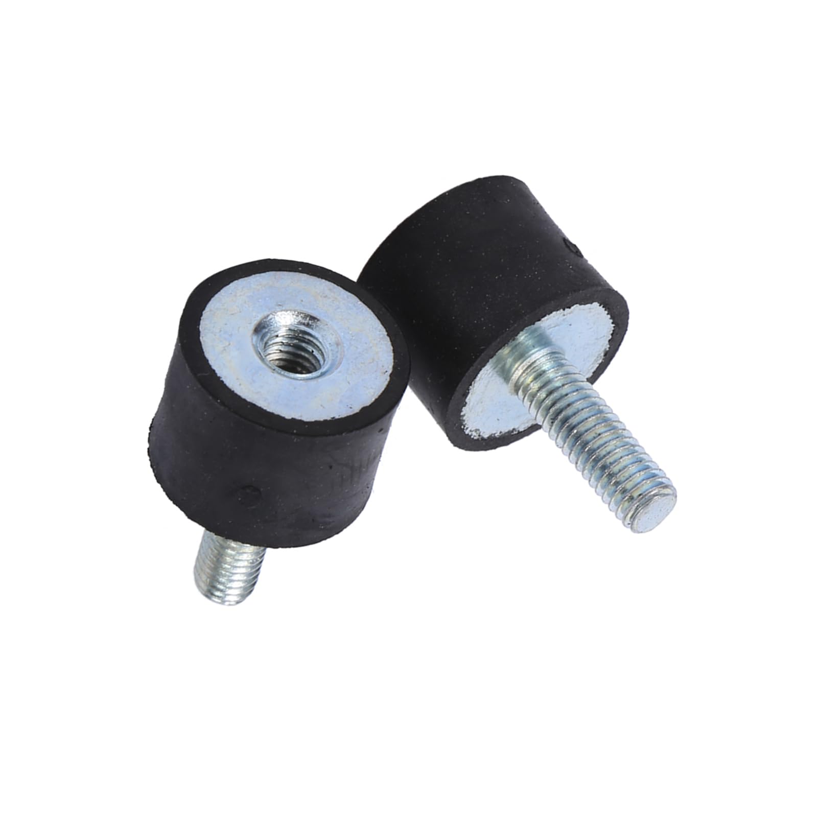 lyrlody Supporti Antivibranti Supporti Antivibranti Zincati in Gomma e Acciaio M6 M8 per Compressori Motori Pompe Saldatrici Riduzione del Rumore Controllo degli Urti (VD20*15 M6*18)