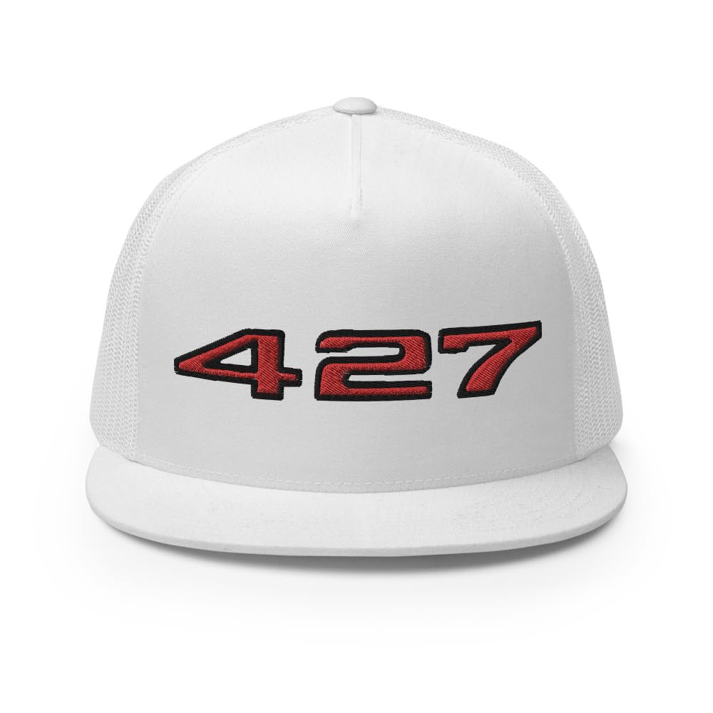 Chevy 427 silnik klasyczne samochody emblemat niestandardowa haftowana 5-panelowa czapka typu trucker czapka snapback