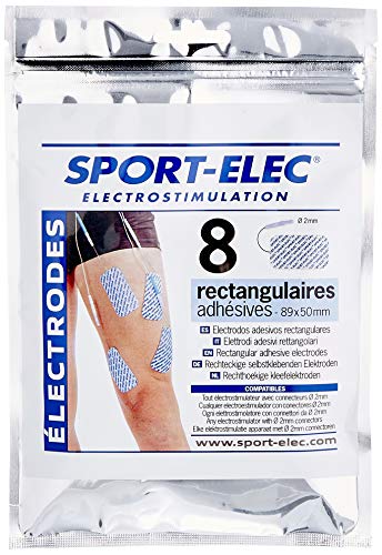 Sport-Elec 8 électrodes rectangulaires Electrostimulation