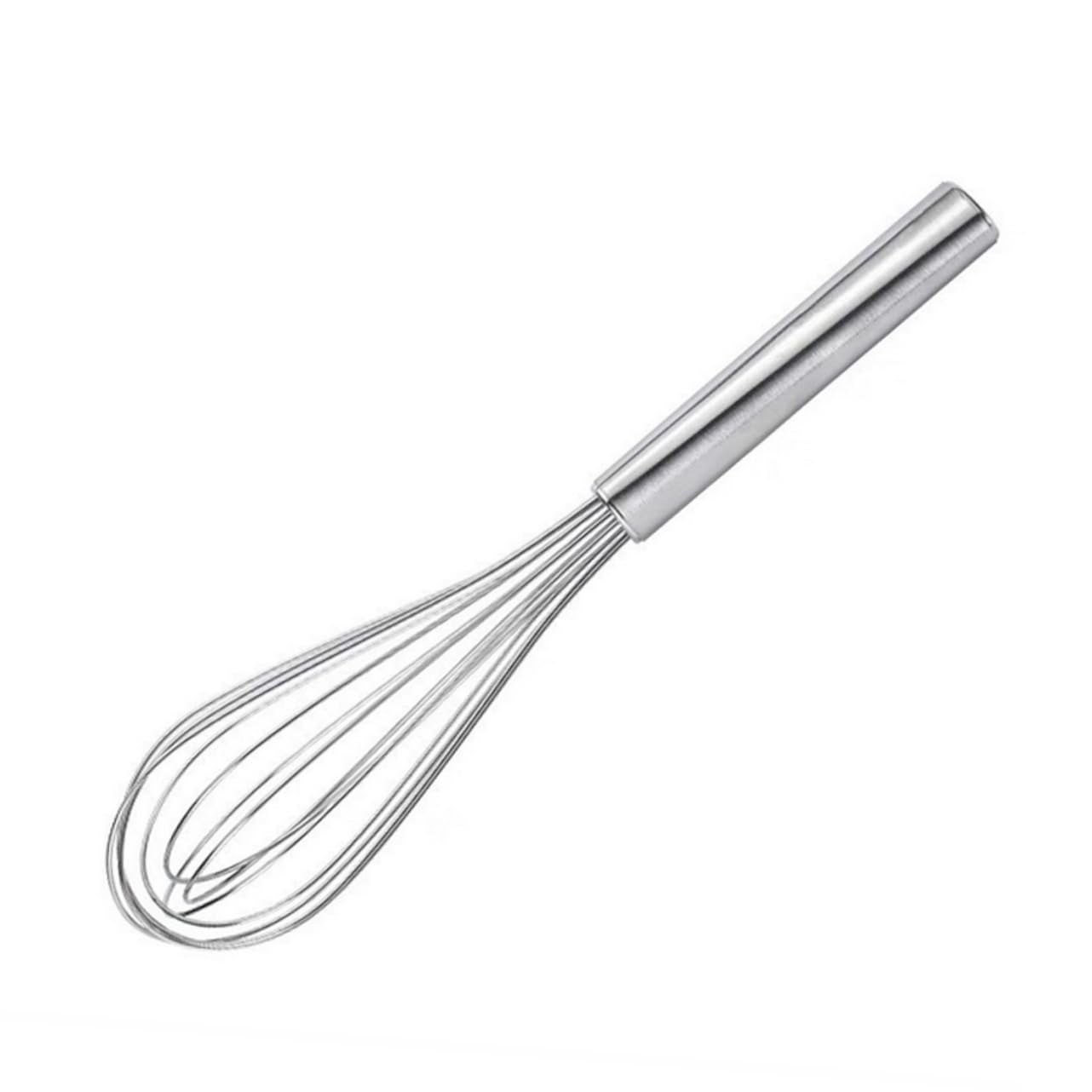 Garneck 2pcs Stainless Steel Beater Manual Mixer for Eggs and Sauces Lightweight Kitchen Tool for Home Cooking and Baking Practical Hand Whisk for Delicious Meals