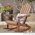 Christopher Knight Home Cara Outdoor Adirondack Acacia Wood Rocking Chair, Dark Brown Finish