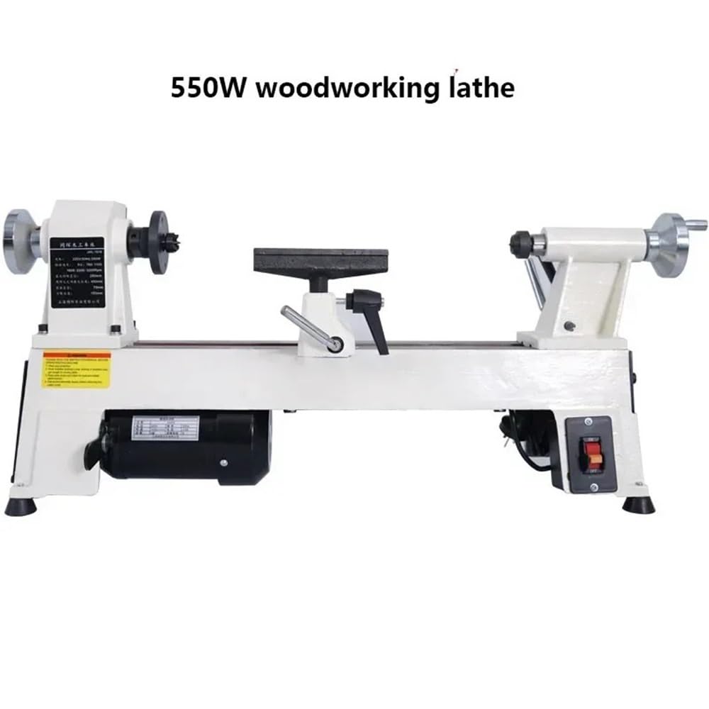 Torno for carpintería de 550W, Micro máquina herramienta pequeña, máquina de madera, torno de cuentas, cuentas simples