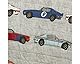 Lush Decor Race Cars 2-teiliges Bettwäsche-Set, Blau/Orange, Twin