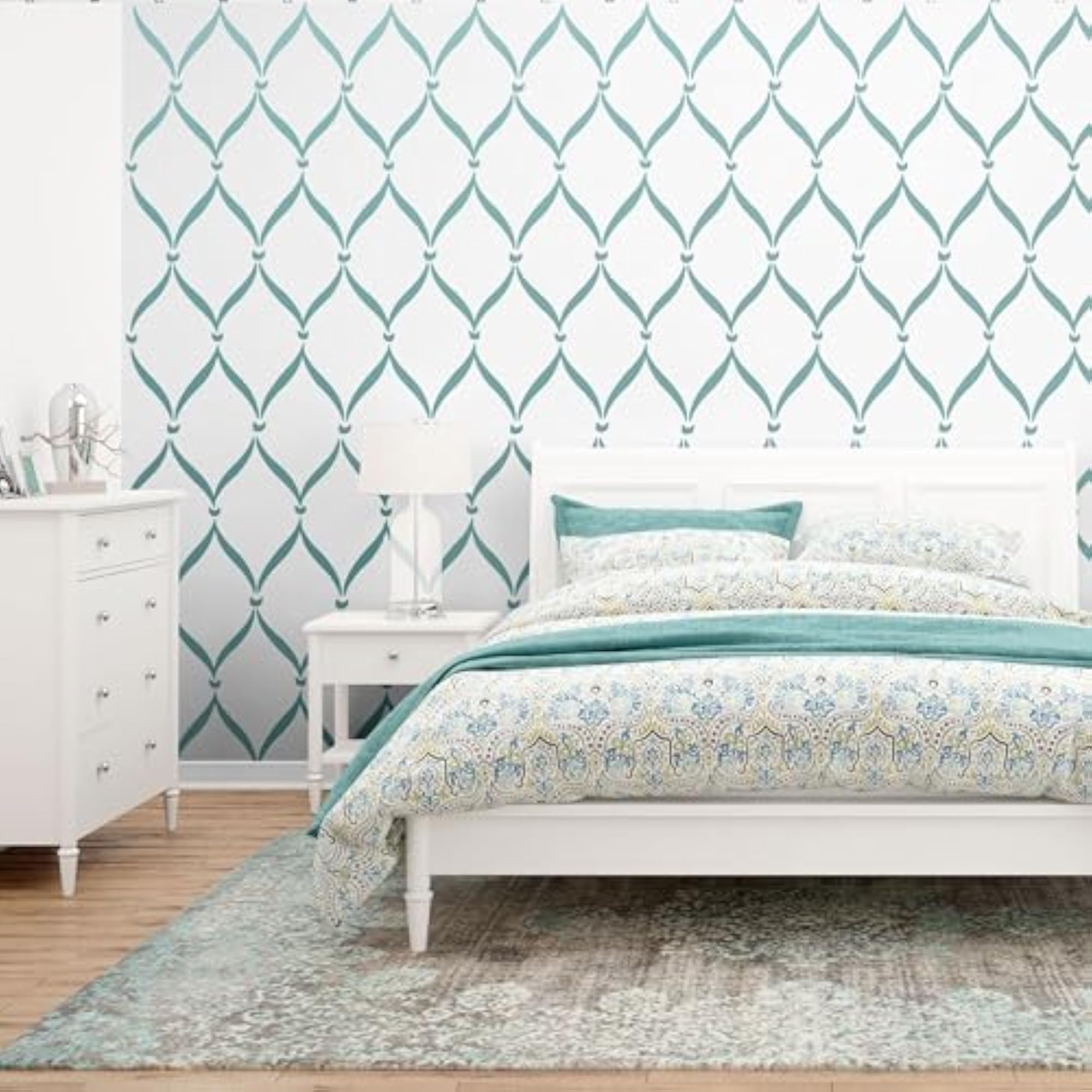 Reusable Wall Painting Stencils, DIY Home & Office Decor
