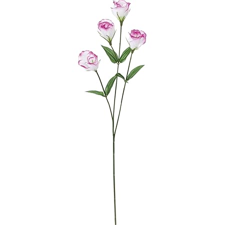 Amazon ポピー Popy 造花 トルコキキョウ 4 ラベンダーホワイト 全長cm 花径3 5cm Ff 2953l W 造花 オンライン通販