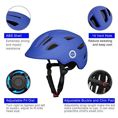 Xjd Toddler Helmet Kids Bike Helmet Baby Multi-Sport Adjustable Skateboard Helmet For Kids Boys Girls Infant Helmet Safety Cycling Bicycle Lightweight Scooter Helmet For Child 1-5 Years Old, Blue Xs #TOP1