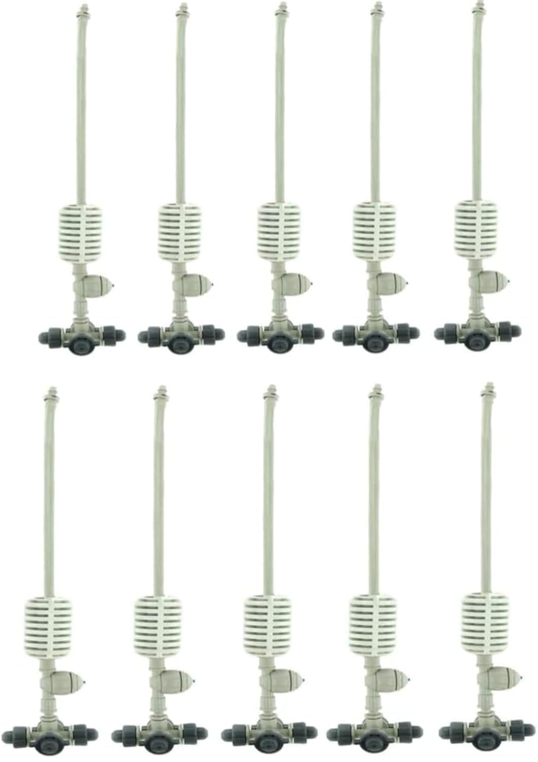 FIYANS SPRAY Irrigation Fogger Sprayer System Mist Cooling Kit 4 Way Assembly Unit with Check Valve for Garden, Farm, Agriculture, Green houses, Poultry Farm-Pack of 10-image-13