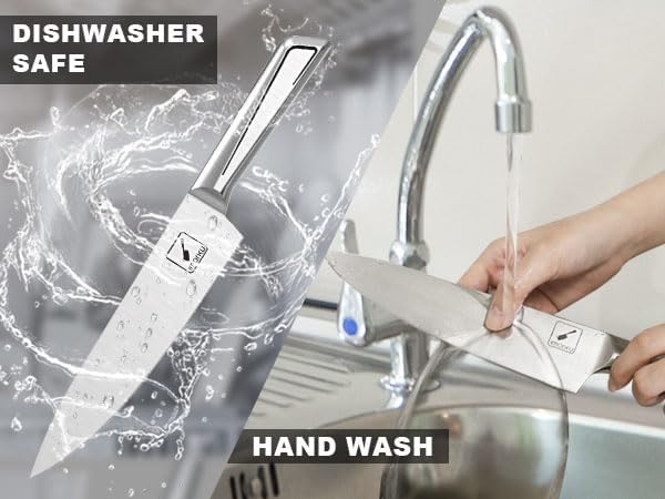 Set Cuchillos Cocina 14 Piezas Acero Inoxidable con Base y Afilador miniatura 7