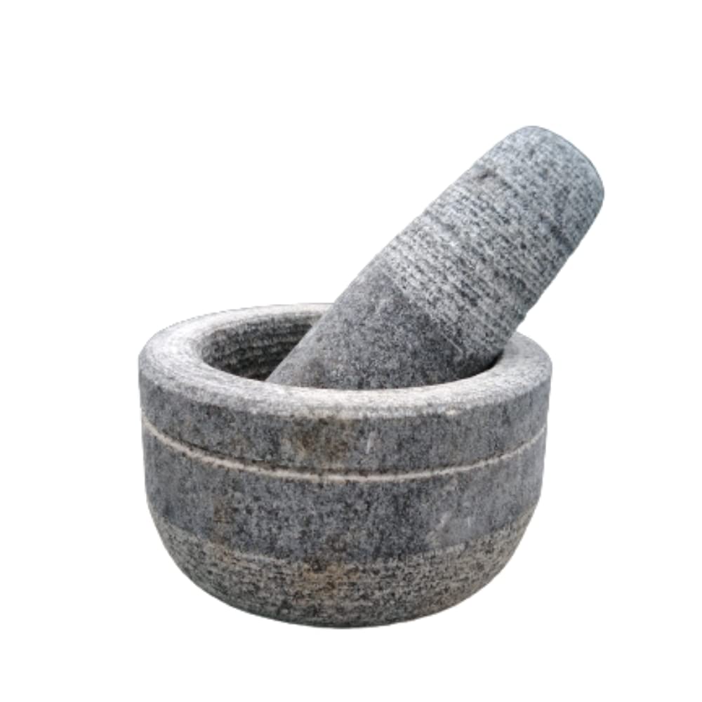Buy NIKKI Mortar and Pestle Set for Spices/Sounth Indian Traditional Ammikallu/Spice Grinder