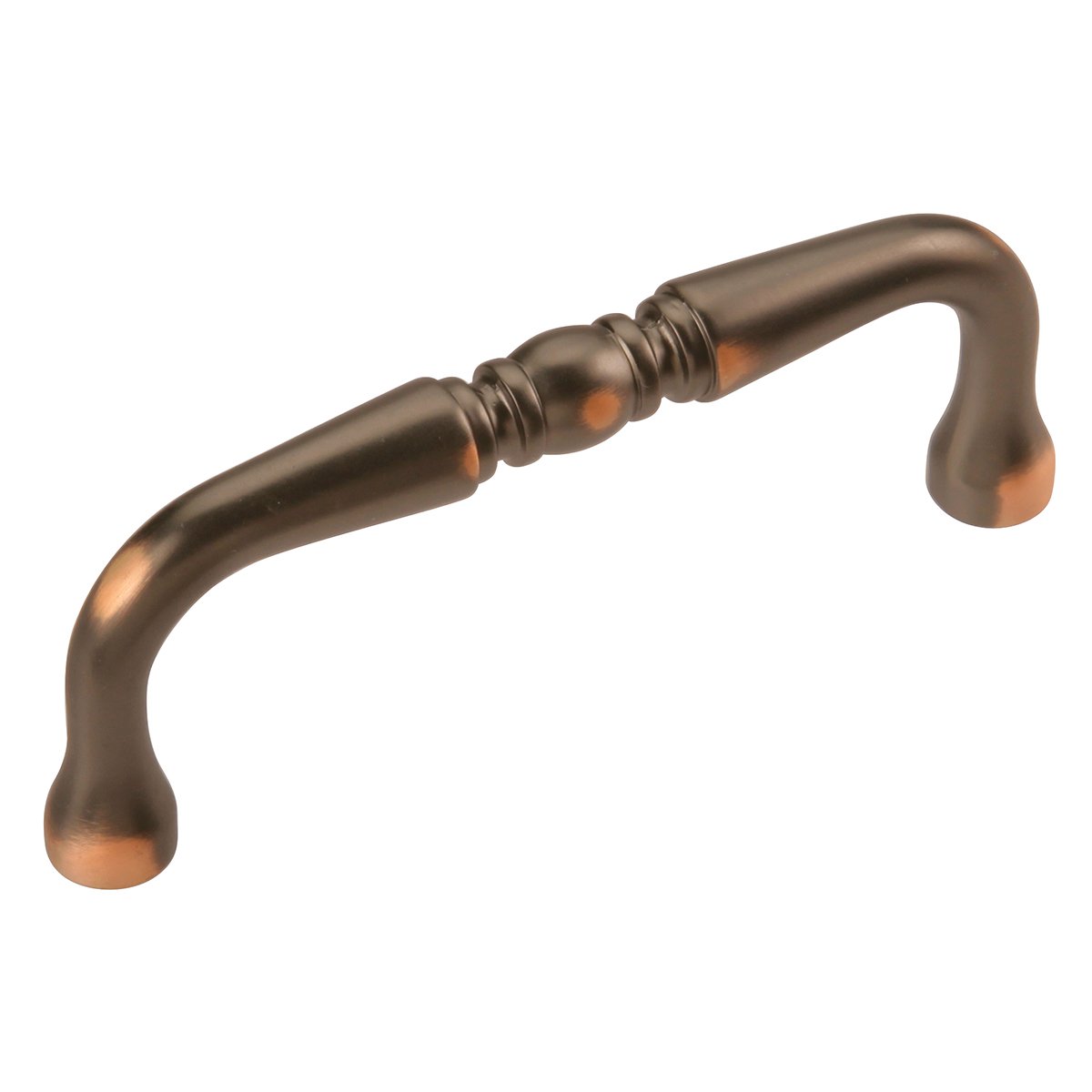 Hickory Hardware P3075-OBH Williamsburg Collection Traditional 3" C/C Pull, Oil-Rubbed Bronze, 3.25"