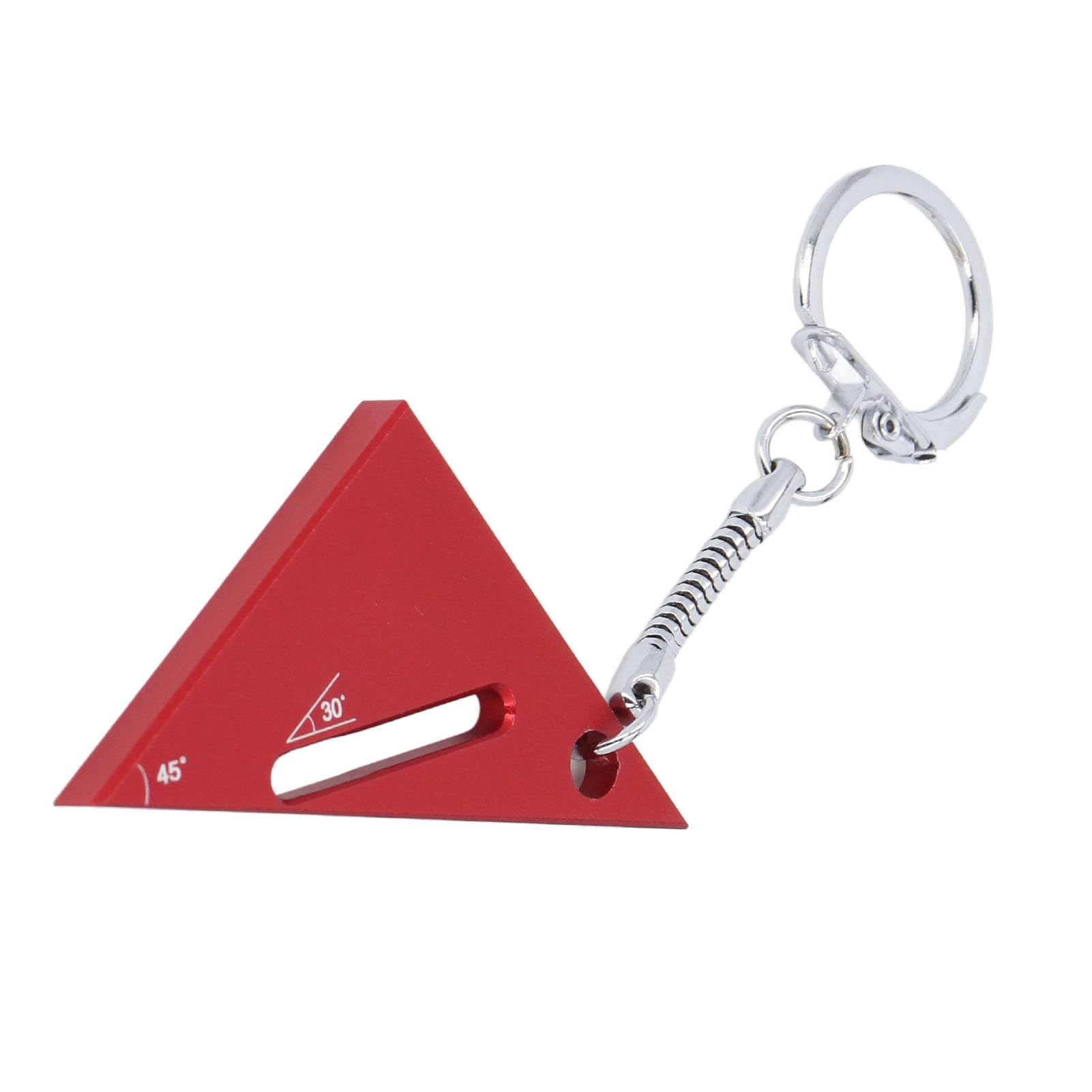Righello Triangolare Professionale per la Lavorazione del Legno, in Lega di Alluminio, con tacche di misurazione a 90, 45 e 30 Gradi.