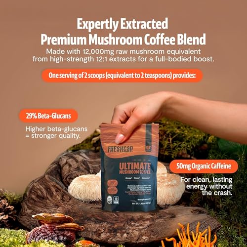 FreshCap Premium Organic Mushroom Coffee