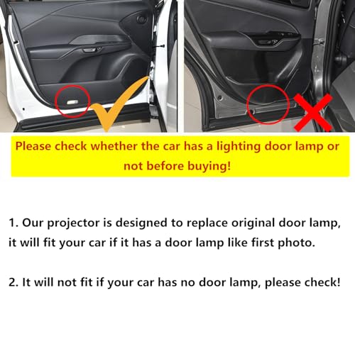 2-Pack Luces LED de Proyector con Logo Sport para Lexus miniatura 4