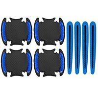 Maniglia Per Auto 8 Pezzi Adesivi Riflettenti AntiGraffio Ciotola - Foto 8