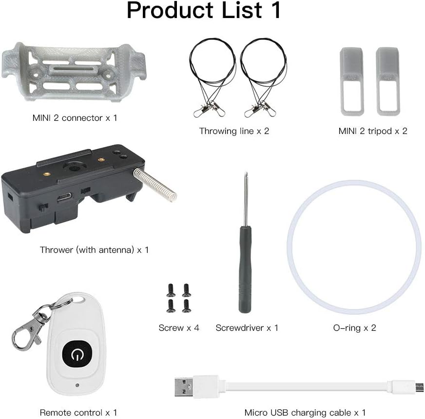 🛒 Crаzу Dеаlѕ RCGEEK Payload Delivery Device Compatible with DJI Mavic Mini 2 Drone Transport Thrower Drop Device Onе-Dау Sаlе: Uр tо 60% оƒƒ RCGEEK Payload Delivery Device Compatible with DJI Mavic Mini 2 Drone Transport Thrower Drop Device