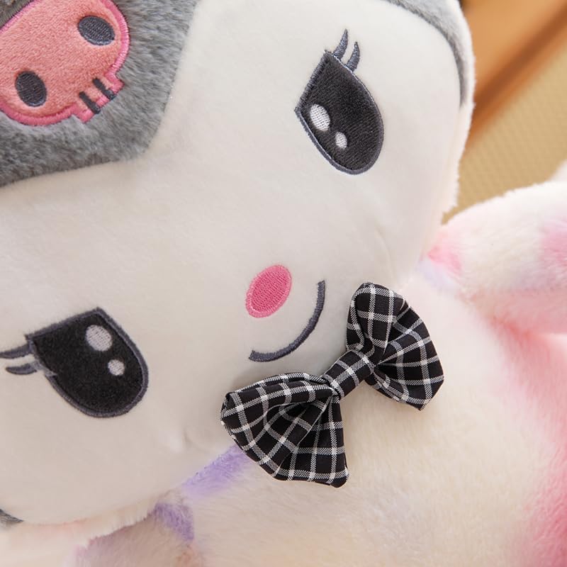 Image of Kuromi Soft Toy Soft Doll Toys for Kids 33 cm Huggable Saniro Kuromi and Friends Plush Cute Stuffed Animal Plushie Birthday Gifts for Girls Friends Girl Valentine Gift