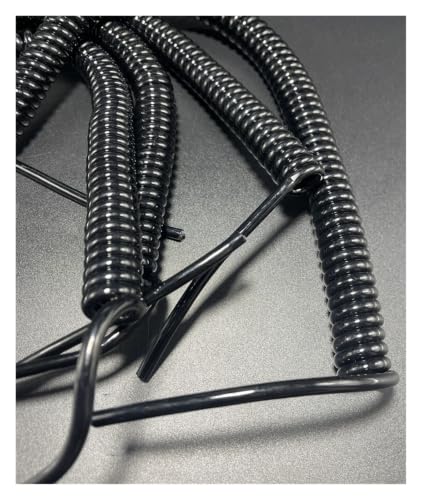 Cable de señal telescópico anti enredos de 4 hilos de cobre de 2 metros 7