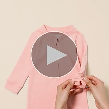 Essentials Unisex Babies' Cotton Footless Zip-Front Sleep And