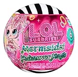 L.O.L. Surprise! Mermaids Makeover Magic Tots – Echter Lipgloss für Dich und Deine Puppe zum Selbermachen, Make-up Mischen und Herstellen, Lustiges Wasserspiel, 6 Puppen zum Sammeln – ab 4 Jahre
