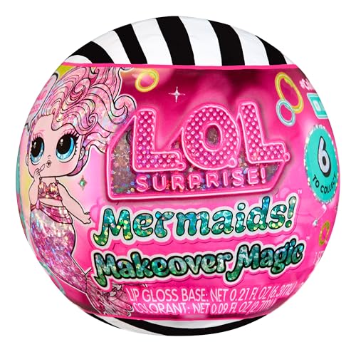 L.O.L. Surprise! Mermaids Makeover Magic Tots - Brillant à Lèvres à Faire Soi-Même pour Vous et...