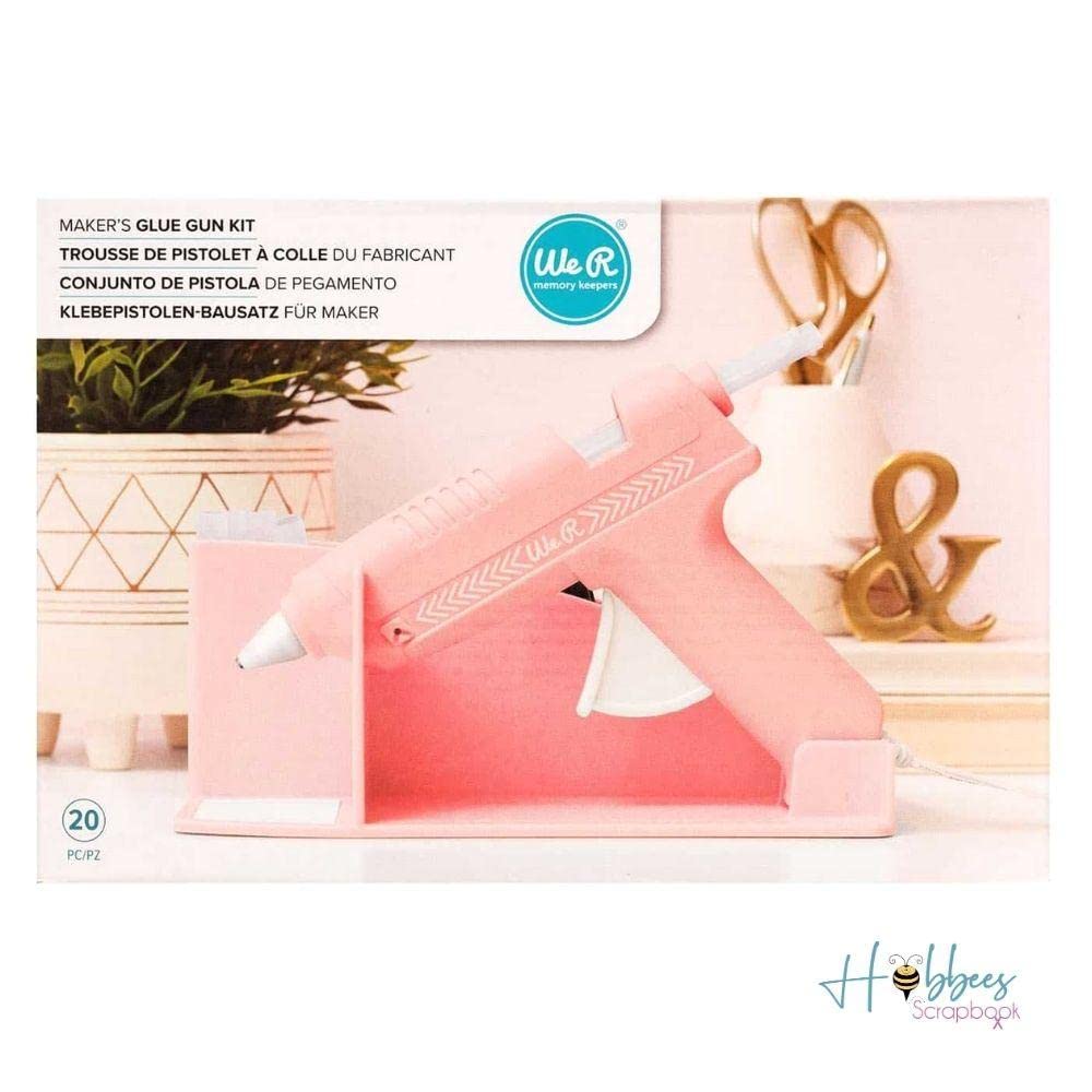 We R Memory Keepers Kit de fabrication de pistolet à colle Rose