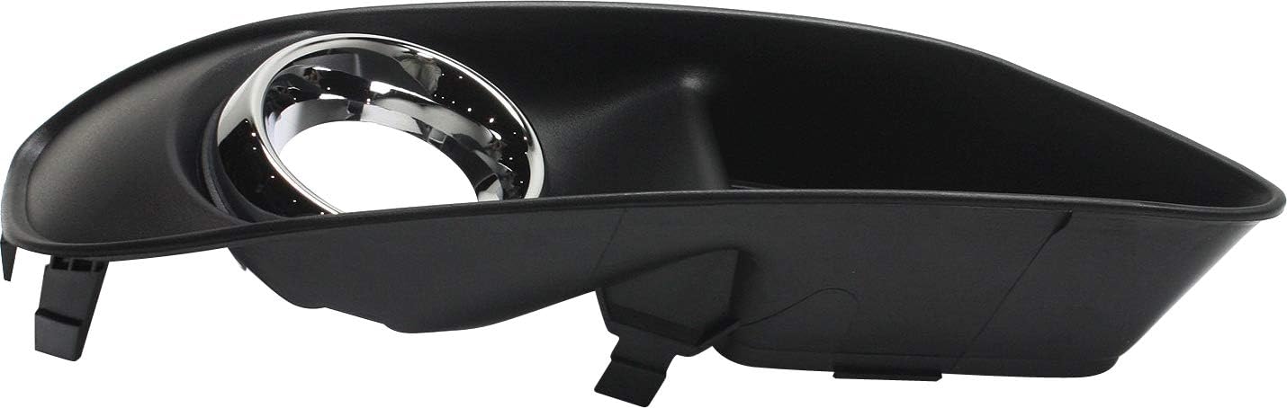 Garage-Pro Fog Light Trim Compatible with Chrysler 300 2012-2014 Front, Driver Side, For Models Without Parking Aid Sensor, Black and Chrome