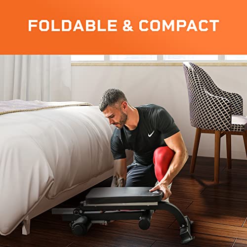 Lifepro Multipurpose Roman Chair - Foldable Back Extension Bench & Ab Bench Workout Chair- Versatile At-Home Hyperextension Bench & Ab Chair For Whole-Body Training (Grey) #TOP5