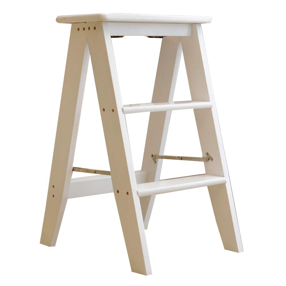 Taburete de escalera para alcanzar armarios de cocina y organizar estantes de hogar