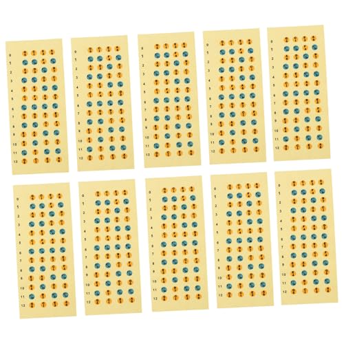 GOOHOCHY 10pcs Ukulele Scale Sticker Kit Note Stickers for Ukulele Fretboard No Fade Easy to Peel...
