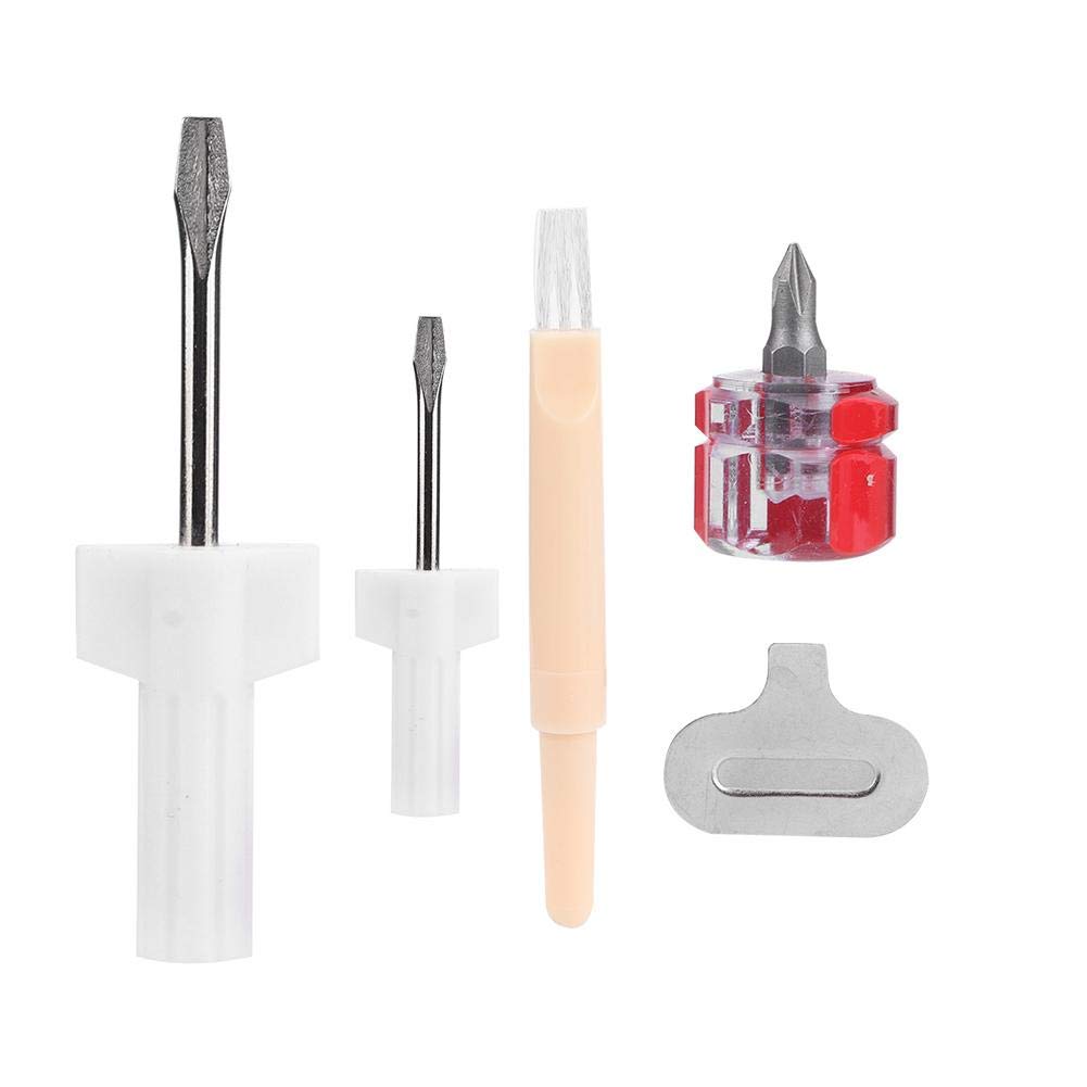 Kit de reparación de máquina de coser, 5 destornilladores para máquina de coser, herramienta de extracción de hilo para máquinas de coser, accesorios de reparación de placas de aguja 7