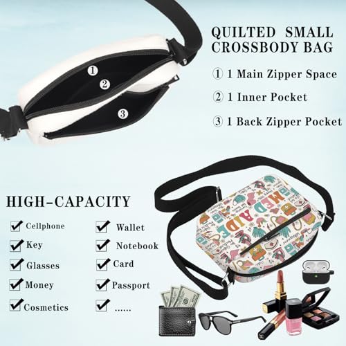 Certified Medication Aide Appreciation Gift Nursing Med Tech Gift Med Aide Crossbody Bag4