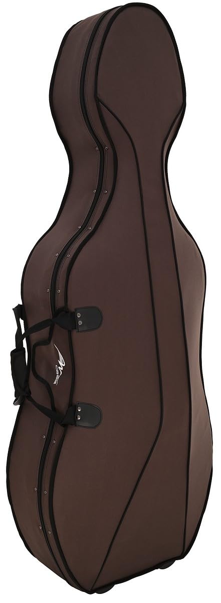 M-Case Funda de espuma para violonchelo 4/4 marrón clásico, beige-beige