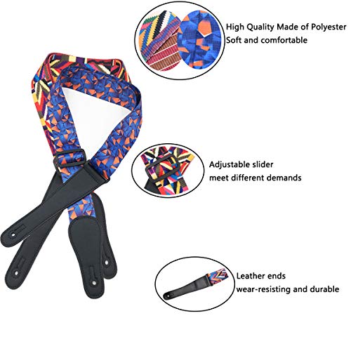 Zliger 2 PièCe Sangle Guitare,Strap Rembourrée Premium Courroie Confortable Respirante Avec Guitar Médiators pour Basses… - Les Beatles, Paul McCartney, John Lennon, RIngo Starr, George Harrison Zliger 2 PièCe Sangle Guitare,Strap Rembourrée Premium Courroie Confortable Respirante Avec Guitar Médiators pour Basses… – Image 4