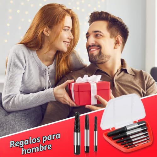 Miniatura 7 de Flintronic Extractores De Tornillos, 6 Pcs Extractor De Pernos, Juego De Extractores De Tornillos Profesionales, Con Caja De Almacenamiento, Para Tornillos Rotos O Dañados