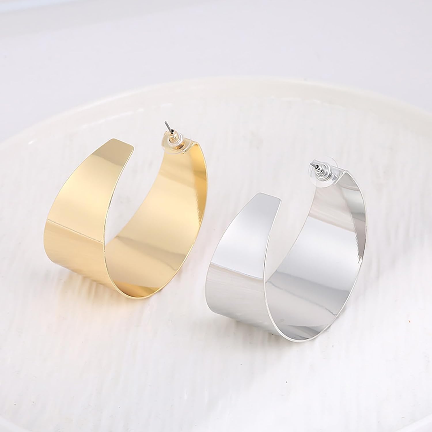 Big Hoop Earrings Jewelry Earrings - Image 3