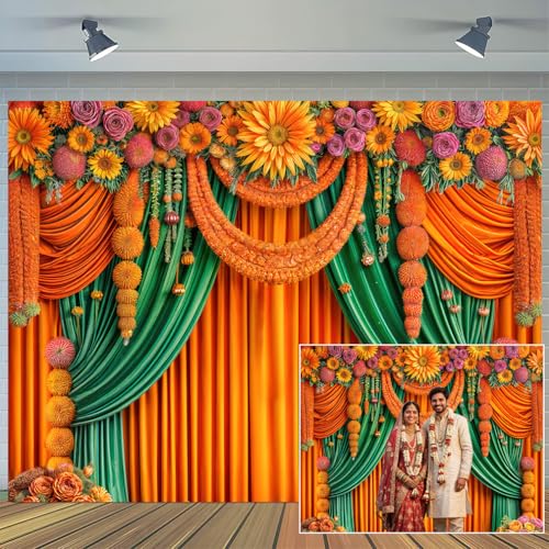Toile de fond indienne Pooja pour illuminer votre festival religieux de Diwali