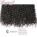 Brazilian Curly Bundles Virgin Human Hair 3 Bundles 100% Unprocessed Human Hair Jerry Curly Silk Human hair Bundles Natural Color (8 10 12 Inch)…