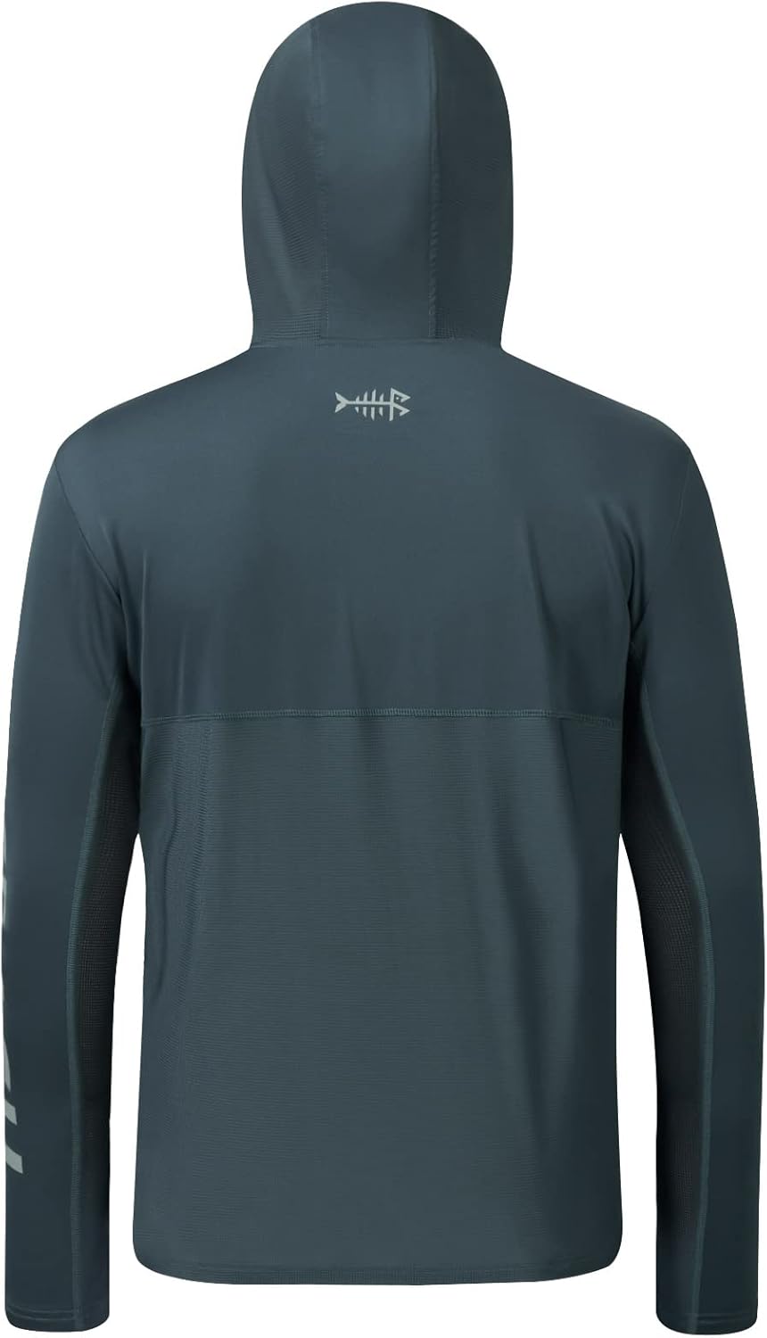 BASSDASH UPF 50+ Men’s UV Sun Protection Long Sleeve Performance Fishing Hoodie Hooded Shirts - Image 2