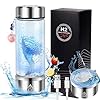 Hydrogen Water Bottle,430ml Hydrogen Water Generator,Hydrogen Water Ionizer Machine with SPE PEM Technology,Hydrogen Water Cup Quality in 3 Minutes,Suitable for Home, Travel and Office