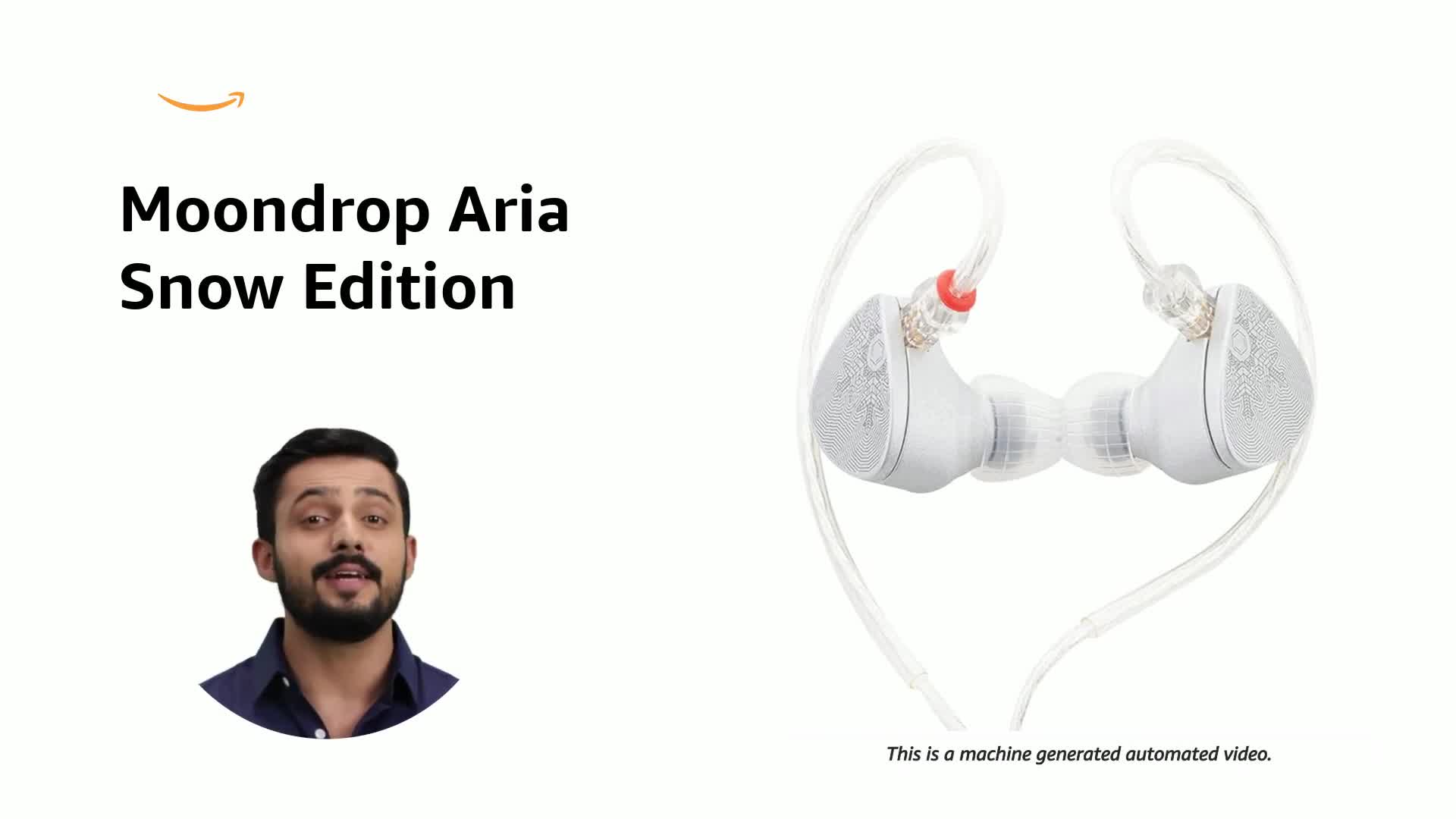 Moondrop Aria Snow Edition Earbud High Performance Diamond-Like