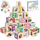 LERNSPIELE AB 2 JAHRE: Unsere Holzpuzzles 1-3 haben lustige Formen, Realistische Tierbilder und Wörter, die als Lernspiele für Kinder und Motorspielzeug für Babys dienen. Entwickeln Sie Hand-Auge-Koordination und Logik mit einem einfachen Activity Spiel