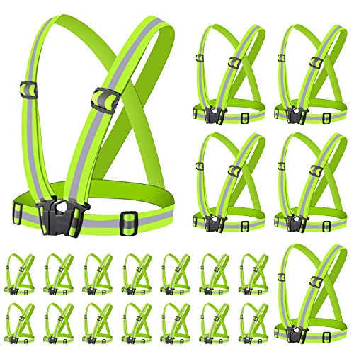 Reflective Vest for Running with Safety Straps