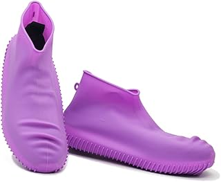 purple shoe covers