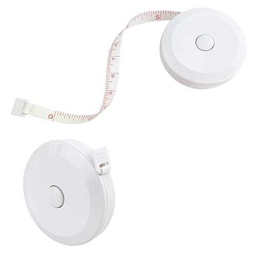 Cinta métrica para medir el cuerpo, cinta métrica de 60 pulgadas para medidas corporales, cinta métrica suave de doble escala, 2 cintas métricas de