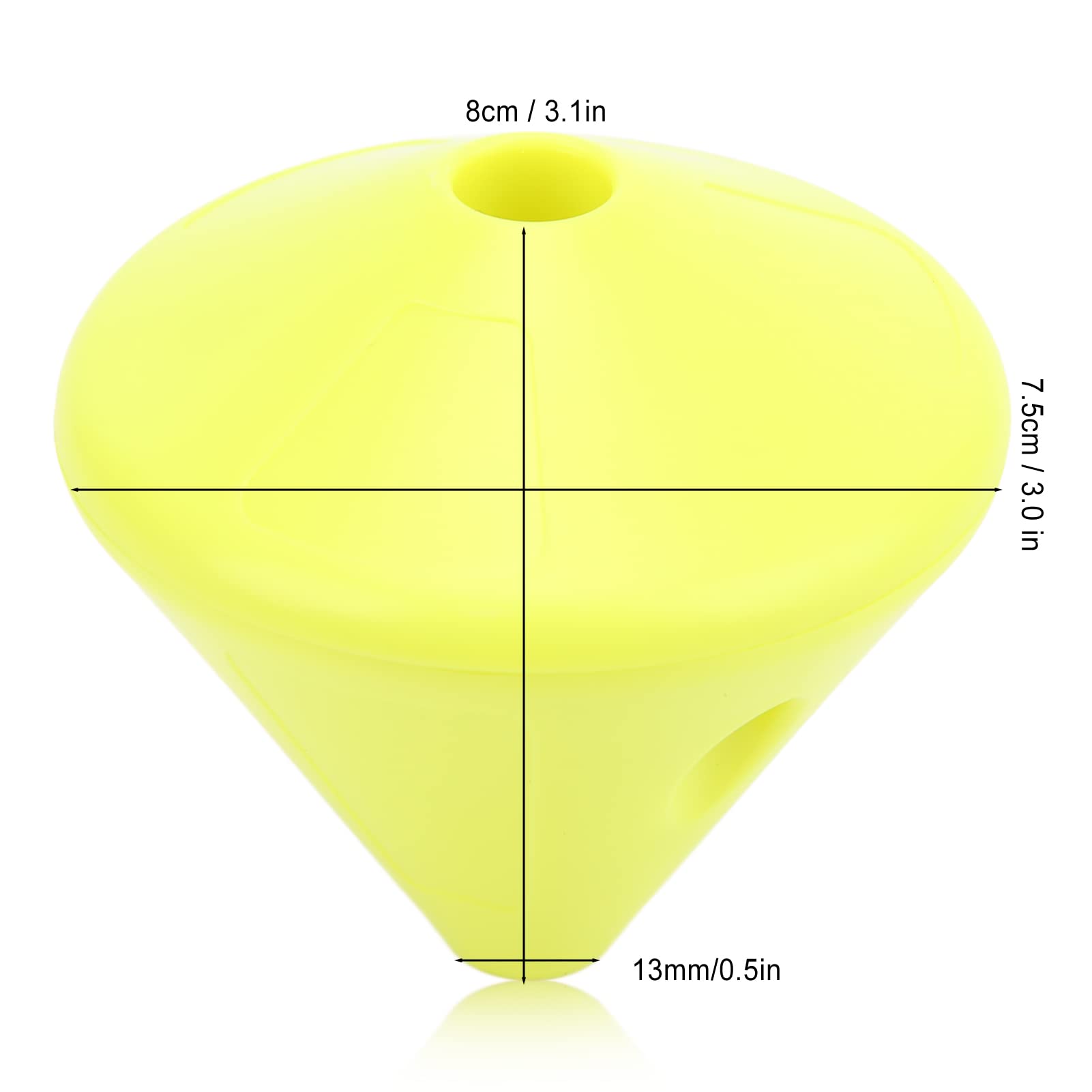 Gavigain Freediving Rope Holder Compact and Durable Diving Safety Freediving Lanyard Holder Safety for Diving, Compact and Durable (Yellow)