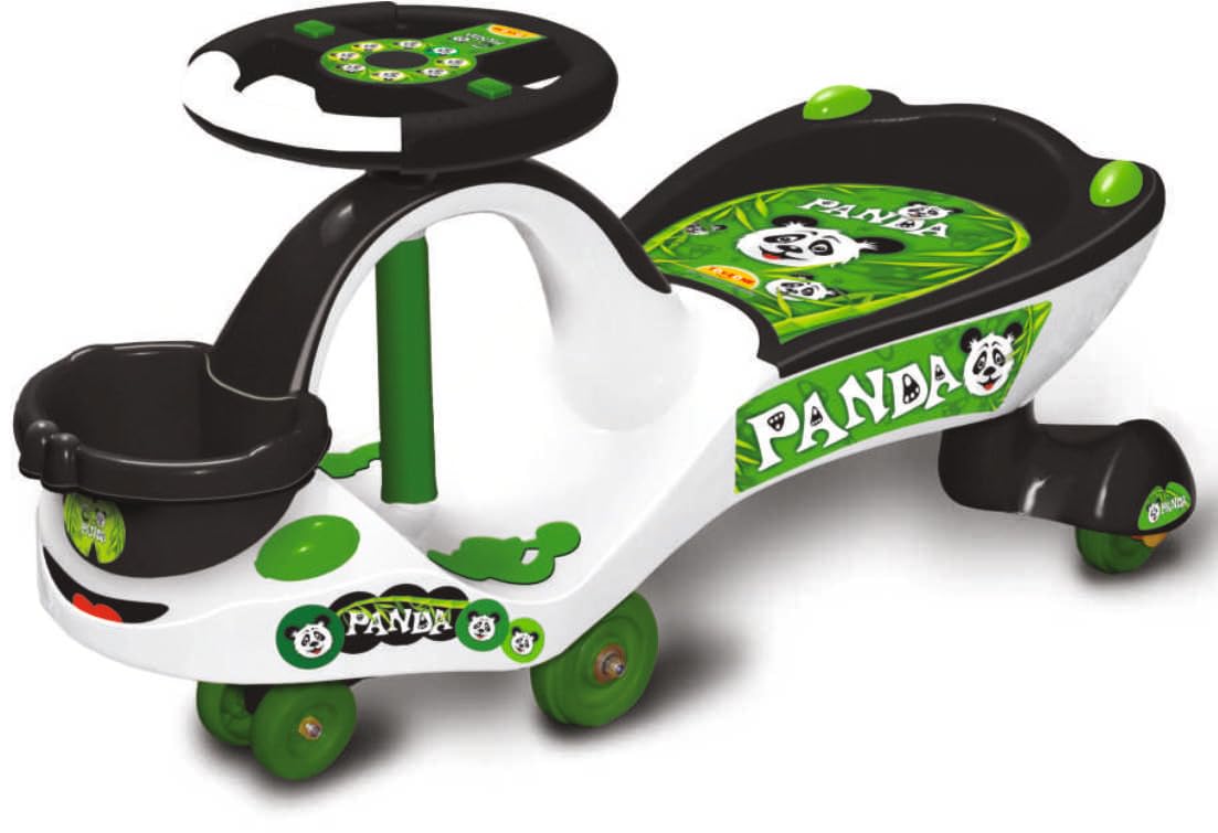 Toyzone Plastic Eco Panda Magic Car, Pack Of 1, White