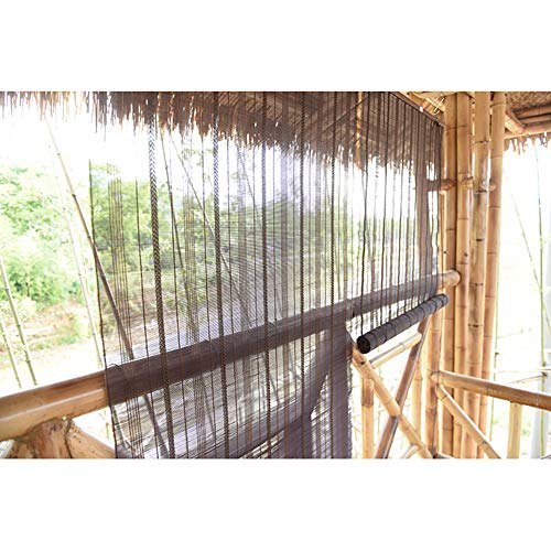 WGE Persianas enrollables y estores Cortinas Enrollables De Filtrado De La Luz De Bambú Roll Up Estores, Gancho De Estilo Japonés hasta La Cortina por Un Patio De Windows (Size : 130×250cm)